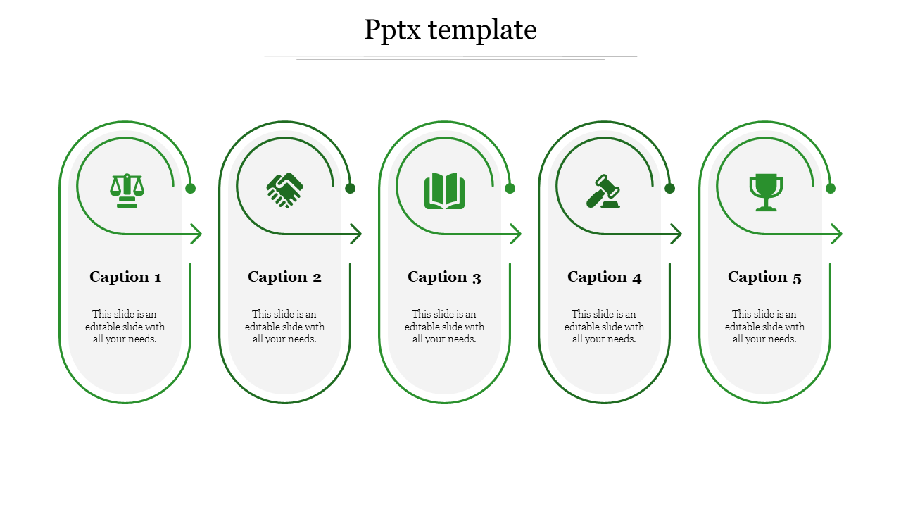 pptx template-5-Green